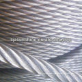 Hot galvanized steel wire rope 6x36 + FC(WS)CABLE DE ACERO GALVANIZADO lifting and gear equipments